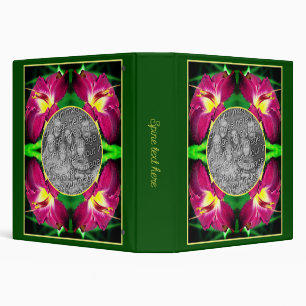 Daylily Flower Frame Create Your Own Photo Binder