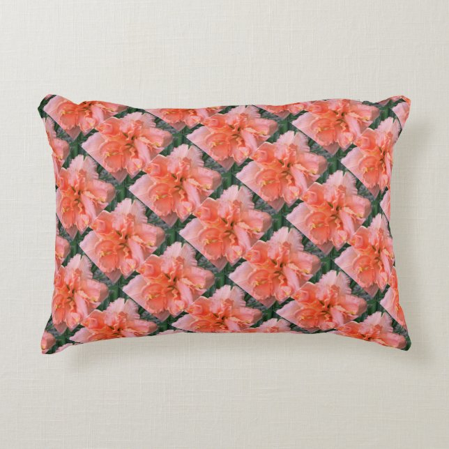 Daylily ‘Siloam Double Classic’ Accent Pillow (Front)