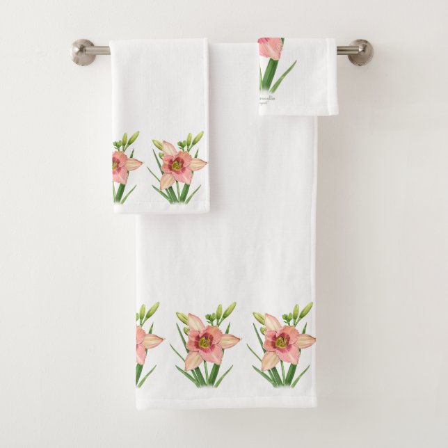Daylily - Svengali Bath Towel Set (Insitu)