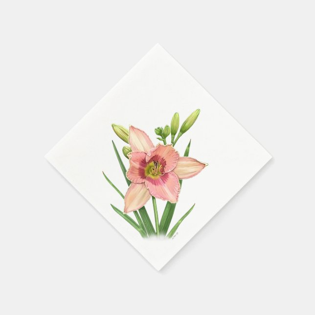Daylily - Svengali Napkin (Corner)