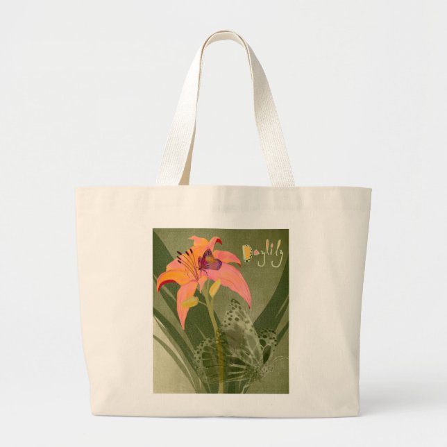 Daylily Tote Bag (Front)