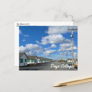 Days Cottages Postcard, Shore Road View Postcard