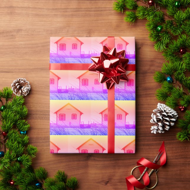 Days Cottages Wrapping Paper “Ticky Tacky” (Holiday Gift)