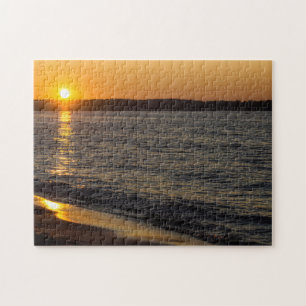 Days End At Traverse City Jigsaw Puzzle