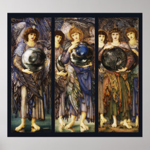DAYS OF CREATION ANGELS First, Second,Third Day Poster