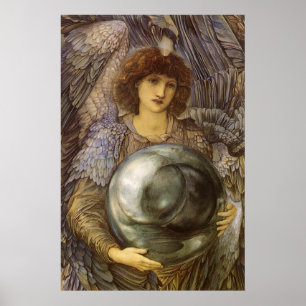 Days of Creation, First Day by Burne Jones Poster