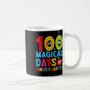 Days Of Kindergarten Happy 100th Day Of School  Coffee Mug