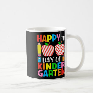 Days Of Kindergarten Teacher And Student Hearts St Coffee Mug
