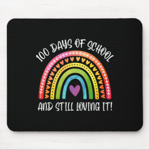 Days Of School And Loving It For Teacher Kids Rain Mouse Pad