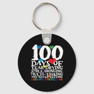 Days Of School Cute School Counsellor  Keychain