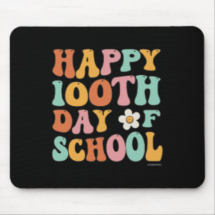 Days Of School For Teacher Student Retro Vintage G Mouse Pad