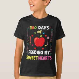 Days Of School Lunch Lady Quote For Lunch Lady Caf T-Shirt