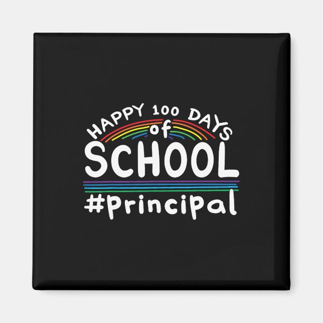 Days Of School Principal  Magnet (Front)