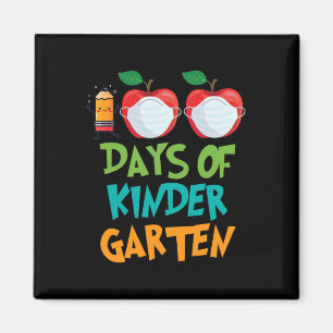 Days Of School Remote Virtual Teacher Student Magnet