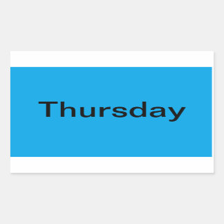 Days of the Week Colour Coded Calendar Visual Tool Sticker