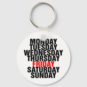 Days of the Week Keychain