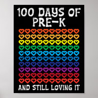 Days Pre-k Loving It Hearts 100th Day Of School Ki