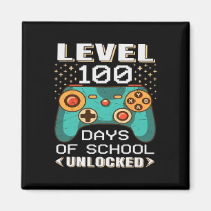 Days School Video Gamer 100th Day Teacher Student Magnet