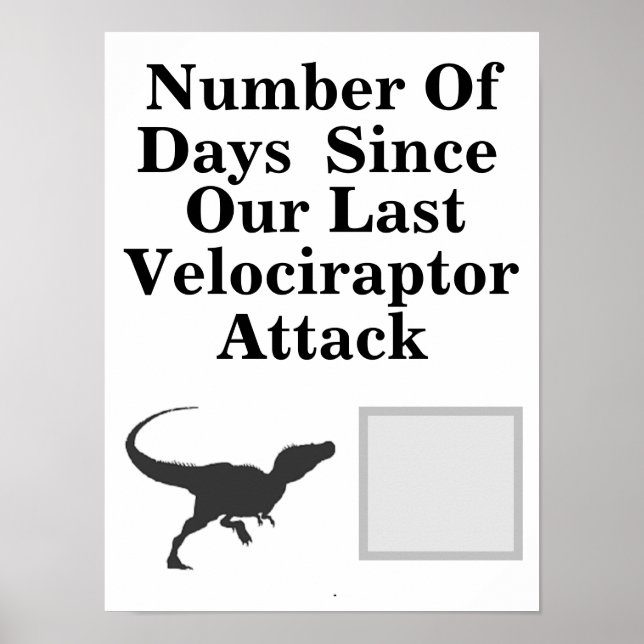 Days Since Our Last Poster (Front)
