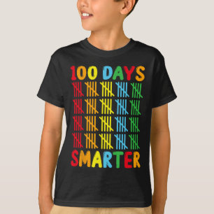 Days Smarter Fun Tally Teacher And Students Novelt T-Shirt