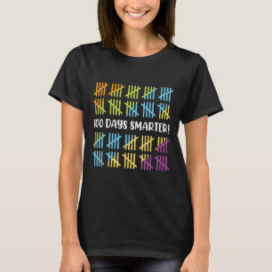 Days Smarter School Celebration 100 Days Of School T-Shirt
