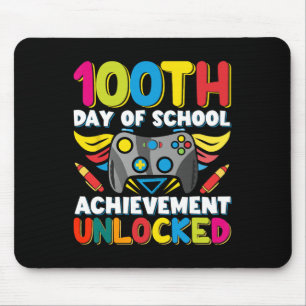Days Teacher Gamer Boys Kids Costume 100th Day Of Mouse Pad