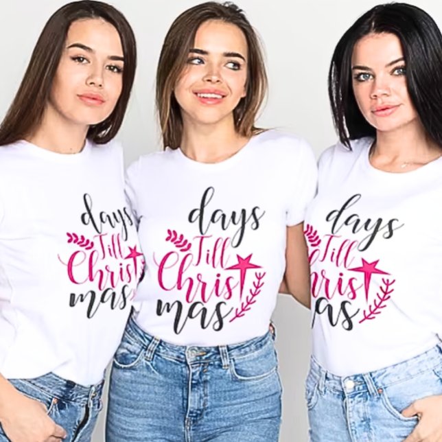 Days Till Christmas Tshirt Perfect for Casual wear (Creator Uploaded)