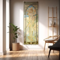 Daytime Dash Art Nouveau Poster Set 2/4 by Mucha