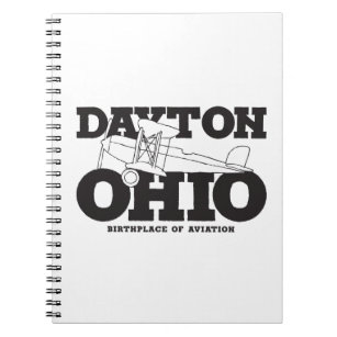 Dayton Ohio Art Birthplace of Aviation Travel Art Notebook