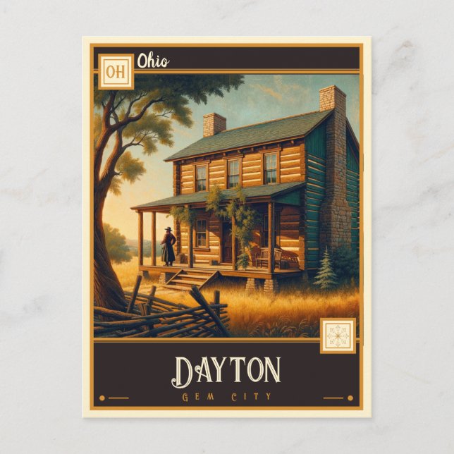 Dayton, Ohio | Vintage Postcard (Front)