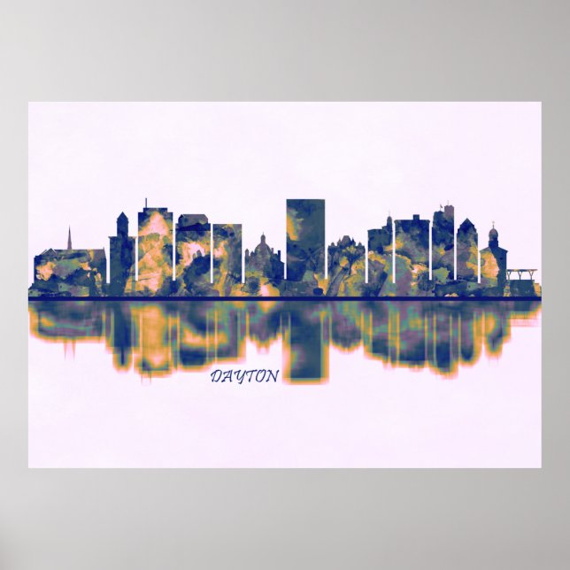 Dayton Skyline Poster (Front)