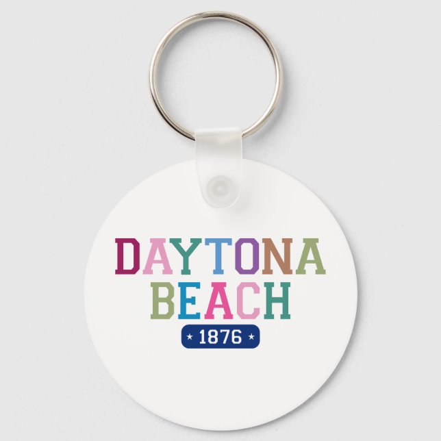 Daytona Beach 1876 Keychain (Front)