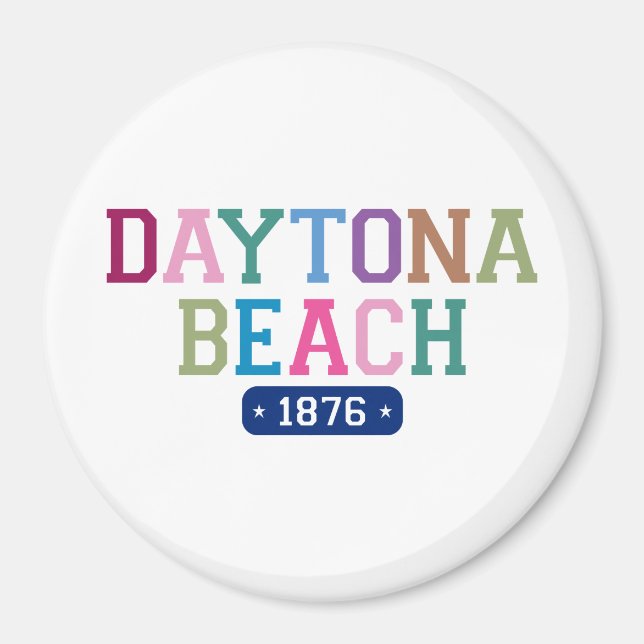 Daytona Beach 1876 Magnet (Front)