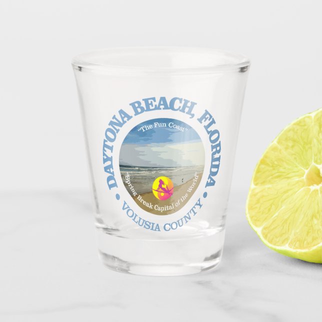Daytona Beach (C) Shot Glass (Front)