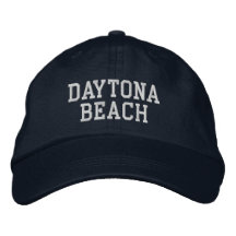 Daytona Beach Embroidered Florida Baseball Hat