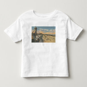 Daytona Beach, FL - Boardwalk View of Beach Toddler T-shirt