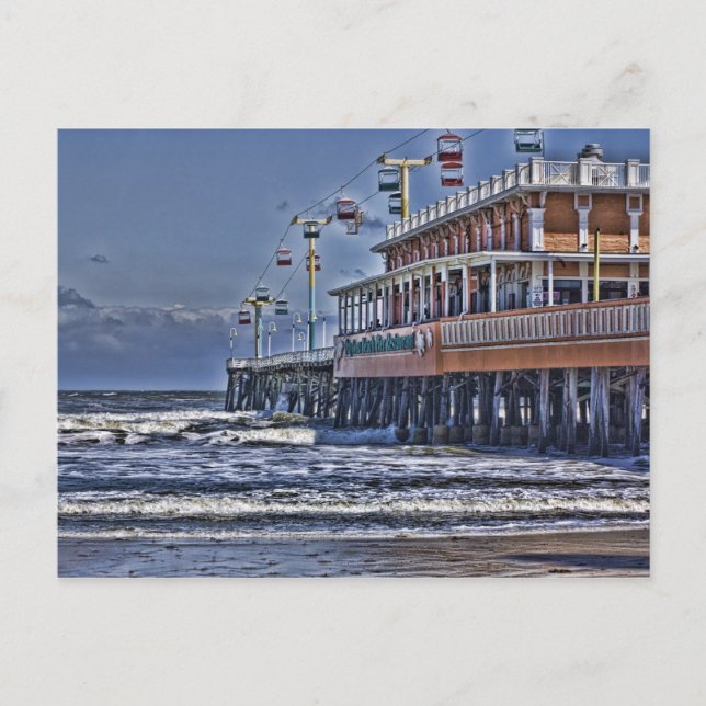 Daytona Beach FL Pier Postcard (Front)
