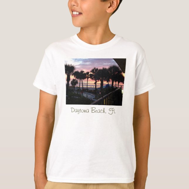 Daytona Beach, FL Sunrise T-Shirt (Front)