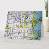 Daytona Beach, FL Vintage Map