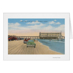 Daytona Beach, FL - Vue sur la plage de Pier Casin