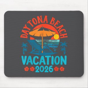 Daytona Beach Florida 2026 Family Vacation Summer  Mouse Pad