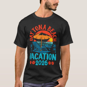 Daytona Beach Florida 2026 Family Vacation Summer T-Shirt