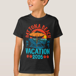 Daytona Beach Florida 2026 Family Vacation Summer T-Shirt