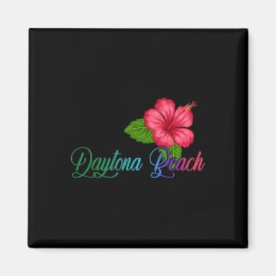 Daytona Beach Florida Hibiscus Flower Magnet