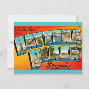 Daytona Beach Florida Postcard