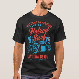 Daytona Beach Florida Retro Hotrod Surf  1 T-Shirt