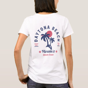 Daytona Beach Florida Retro Sunset Souvenirs T-Shirt