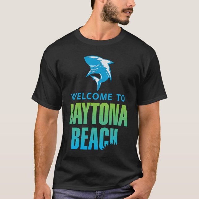 Daytona Beach Florida Shark Bite T-Shirt (Front)