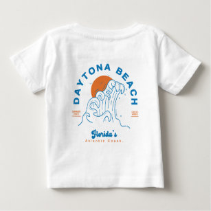 DAYTONA BEACH FLORIDA SUMMER WAVES VACATION BABY T-Shirt