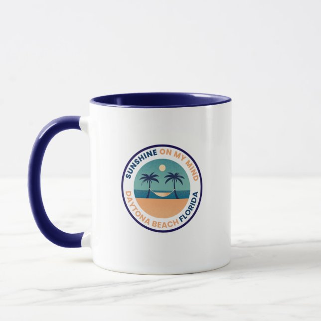Daytona Beach Floride Café Mug (Gauche)